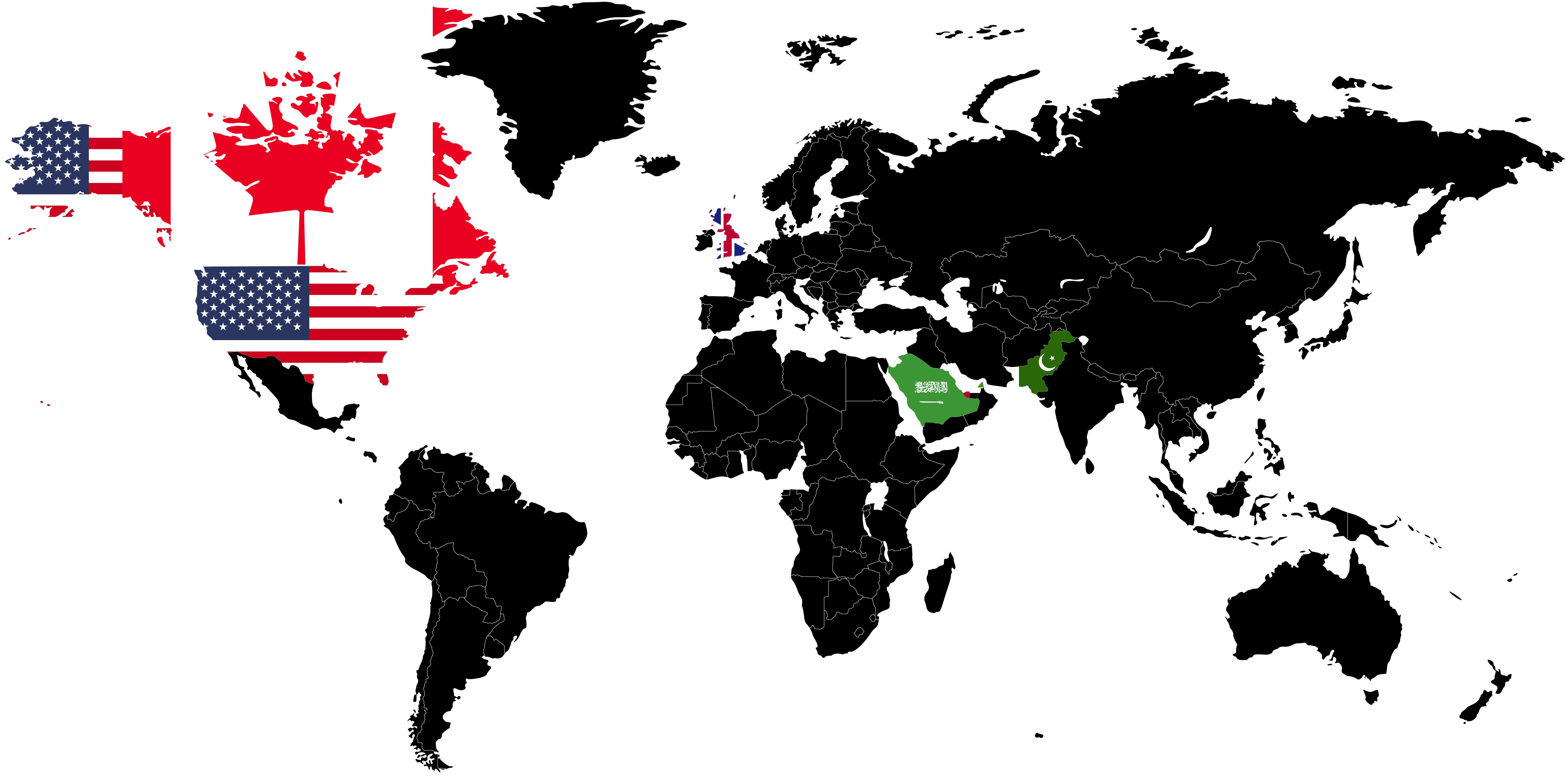 AccureCFO global presence and service locations map